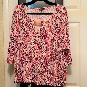 Very comfortable dressy type blouse.